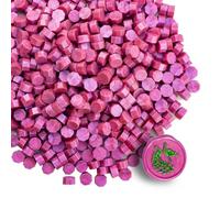 Tomgenrine Premium Wax Seal Beads - 520 Rose Pink Sealing Pellets for Letters, Greeting Cards, Wine Bottles & Crafts | Professional Quality for Wedding Invitations, Party Decor & DIY Projects