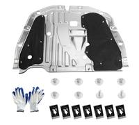 TomGoo Engine Splash Shield Guard Compatible with Honda Civic 2016 2017 2018 2019 2020 2021, Engine Case Guard Under Car Shield Cover MPN 74110-TBA-A00 90674-TY2-A01 Engine Splash Guard