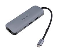 TOMHB Hub USB OTG,USB 3.0,USB 3.2 PnP Grey Number of Port: 9 0.15m VENTION
