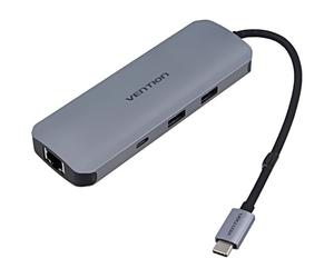 TOMHB Hub USB OTG,USB 3.0,USB 3.2 PnP Grey Number of Port: 9 0.15m VENTION