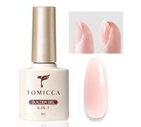 TOMICCA 8ml Barely Pink Builder Gel 8-in-1 for Nail Repair Color Base