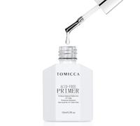 TOMICCA Acid-Free Nail Primer - 15ml Non-Acid Bonding Agent for UV Gel & Acrylics | Enhances Adhesion, Prevents Lifting for Professional & Home Use
