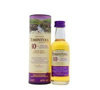 Tomintoul - 10 year old Speyside Single Malt Whisky 5cl 40% ABV Miniature