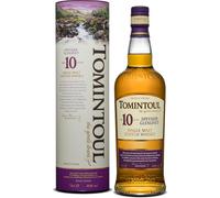 Tomintoul 10 Years Old | Speyside Single Malt Scotch Whisky | 70cl with Gift Box | 40% ABV | Delicate & Well-Balanced | Award-Winning Whisky | A Premium Gift for any Occasion | Floral, Fruity & Sweet