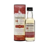 Tomintoul 14 year Single Malt Scotch Whisky Miniature - 5cl Single Bottle
