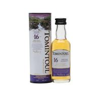 Tomintoul 16 year Single Malt Scotch Whisky Miniature - 5cl Single Bottle