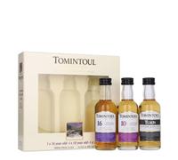 Tomintoul Gift Pack Single Malt Scotch Whisky | 10 Year Old, 16 Year Old & Tlàth | 3 x 5cl | 40% ABV