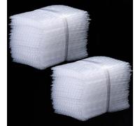 TOMIUS 150 Pack Bubble Bag Wrap Pouches 15×25cm Small Bubble Bags for Packing Double Walled Shockproof Bubble Cushioning Wrap Bag Pouches for Storage Shipping Moving Supplies