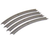TOMIX 1855 N Gauge Fine Track Curved Rail C243-45(F) 4 Pieces Railroad Accessory