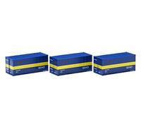 TOMIX 3177 N Gauge Private U31A Shaped Container, Seino Transportation, 3 Pieces