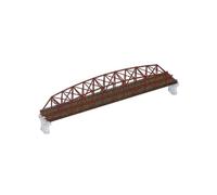 TOMIX 3221 Double Track Curved Truss Bridge Red Rail N Gauge