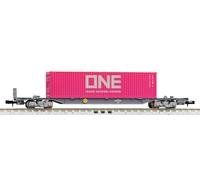 TOMIX 8751 N Gauge JR Freight Car Koki 106 Model Previous Model New Paint with ONE Container Model Railway Model Freight Car