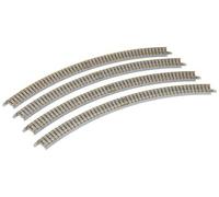 TOMIX N gauge curved rail C317-45 F 4-piece set 1852 Model railroad supplies NEW