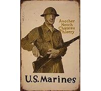 Tomlinsony Us Marines Recruitment Posters Propaganda Military Sign, Military Fan Gift 8"x12" Home Bar Pub Decorative Metal Tin Sign Wall Poster NY-68