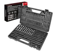 TOMMARS 208-Pc Master Screwdriver Bit Set, 1/4" Hex Shank Screwdriver Bits, Nut Driver and Security Bit Set
