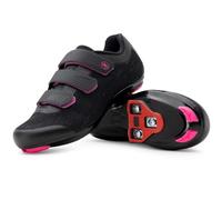 Tommaso Pista 100 SPD & Peloton Shoes for Women-Ready to Ride with Peloton Delta Cleat or SPD Cleats for Road Bicycles & Various Indoor Bikes-Explore Vareity Cycling Shoes & Bike Accessories, Black