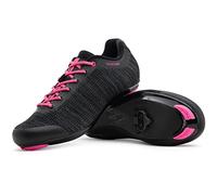 Tommaso Pista Elite SPD & Peloton Shoes for Women-Ready to Ride with Peloton Delta Cleat or SPD Cleats for Road Bicycles & Most Indoor Bikes-Explore Vareity Cycling Shoes & Bike Accessories, Black