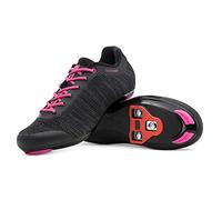 Tommaso Pista Elite SPD & Peloton Shoes for Women-Ready to Ride with Peloton Delta Cleat or SPD Cleats for Road Bicycles & Most Indoor Bikes-Explore Vareity Cycling Shoes & Bike Accessories, Black
