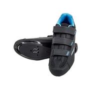 Tommaso Pista Women's Road Bike Cycling Spin Shoe Dual Cleat Compatibility - Black/Blue - 38