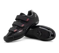 Tommaso Strada Mens SPD & Peloton Shoes-Ready-to-Ride with Peloton Delta Cleat or SPD Cleats for Road Bicycles & Most Indoor Bikes-Explore Vareity Cycling Shoes & Bike Accessories., Black- Straps (Spd