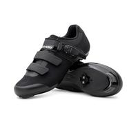 Tommaso Strada Ready to Ride Men's Cycling Shoes with Pre-Installed Delta or SPD Cleats, Optimized Men's Bike Shoes for Peloton, Echelon and Bowflex Spin Bikes, SPD Point Ratchet Buckle, 9 UK