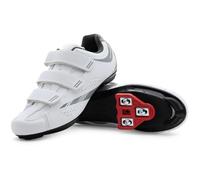 Tommaso Women's Pista 100 Cycling Shoes - Delta Cleat Compatible - White, Size 6 UK