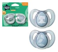 Tommee Tippee 2 Cherrynight Soothers 6-18m