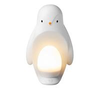 Tommee Tippee 2-in-1 Portable Penguin Nursery Night Light, Reassuring Portable Egg Light to Promote Independent Sleep, Adjustable Brightness, USB-Powered