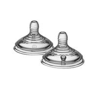 Tommee Tippee 2x Natural Start Baby Bottle Teats Extra-Slow Flow For 0m Plus