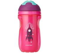 Tommee Tippee Insulated Beaker Mug for Girl Purple +12 months (Assorted 1 unit Color and design may vary)