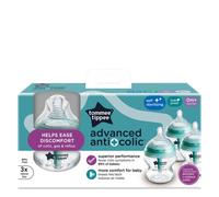 Tommee Tippee Advanced Anti-Colic 0+ Months Baby Bottle - 3 x 150 ml