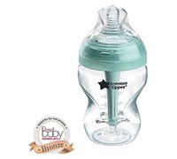 Tommee Tippee Advanced Anti-Colic Baby Bottle, 260ml, Self-Sterilising, Pack of 1