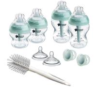 Tommee Tippee Advanced Anti-Colic Newborn Baby Bottle Starter Kit, Slow-Flow Breast-Like Teats and Unique Anti-Colic Venting System, Mixed Sizes