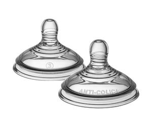 Tommee Tippee Advanced Anti-Colic Teats, Variable Flow, Baby Feeding, BPA Free, Pack of 2