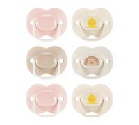 Tommee Tippee Anytime Dummies, 0-6 Months, 6 Pack Dummies, Symmetrical Design, BPA Free, Reusable steriliser pod