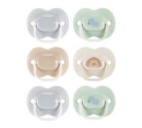 Tommee Tippee Anytime Dummies, 0-6 Months, 6 Pack of Symmetrical, BPA Free Dummies