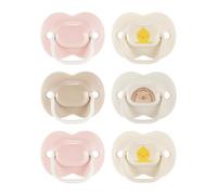 Tommee Tippee Anytime Orthodontic Dummy 0-6m Silicone Pack of 6