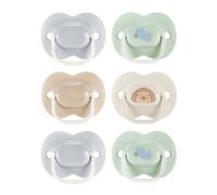 Tommee Tippee Anytime Dummies, 0-6 Months, 6 Pack of Symmetrical, BPA Free Dummies