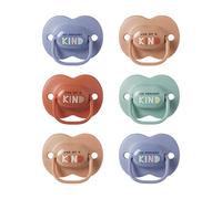 Tommee Tippee Anytime Dummies, Symmetrical Orthodontic Design, BPA-Free Silicone Baglet, 18-36m, Pack of 6 Dummies