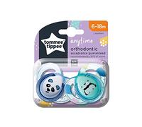 Tommee Tippee Anytime Boy Soothers 6-18m - tommee tippee soothers 2 pack boysgirls new bpa free 618m anytime months closer nature range