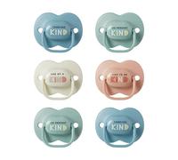 Tommee Tippee Anytime Soothers, 6-18m, 6 Pack, Symmetrical Teat Sits Anyway Up, BPA-Free Silicone Dummy, Orthodontic Design