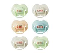 Tommee Tippee Anytime Soothers, 6-18m, 6 Pack, Symmetrical Teat Sits Anyway Up, BPA-Free Silicone Dummy, Orthodontic Design