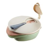 Tommee Tippee Baby Bowls with Lids & Spoon, Weaning Bowls, 6m+ | Spoon set & baby bowls for weaning; leak-proof lids; stackable small bowls; dishwasher & microwave safe; BPA free