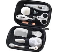 Tommee Tippee Baby Healthcare and Grooming Kit, 9x Essential Newborn Care Items for Home and Travel, Wipe-Clean and Waterproof Travel Case