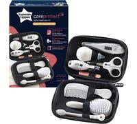 Tommee Tippee Baby Healthcare and Grooming Kit, 9x Essential Newborn Care Items for Home and Travel, Wipe-Clean and Waterproof Travel Case