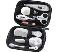Tommee Tippee Baby Healthcare and Grooming Kit, 9x Essential Newborn Care Items for Home and Travel, Wipe-Clean and Waterproof Travel Case