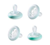 Breast like night Dummies, 0-6 months with breast-like shape and glow in the dark technology
