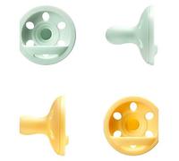 Tommee Tippee Breast-like Soothers, 0-6m, 2-pack, Symmetrical Silicone Teat