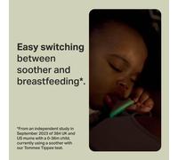 Tommee Tippee BreastLike NightGlow Dummy 618m 4Pack Lightweight OnePie