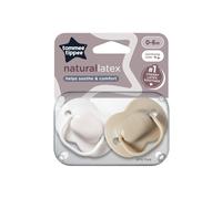 Tommee Tippee Cherry Latex Dummies, 0-6 Months, Pack of 2 Du